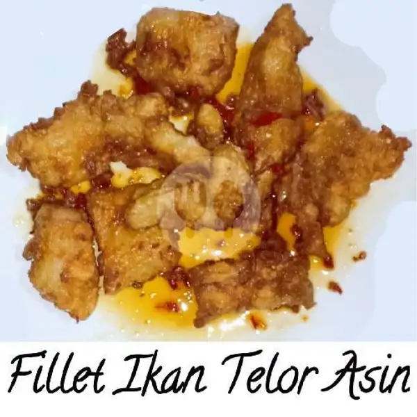 Fillet Ikan Telor Asin + Nasi | Kampung Kito, Lubuk Baja