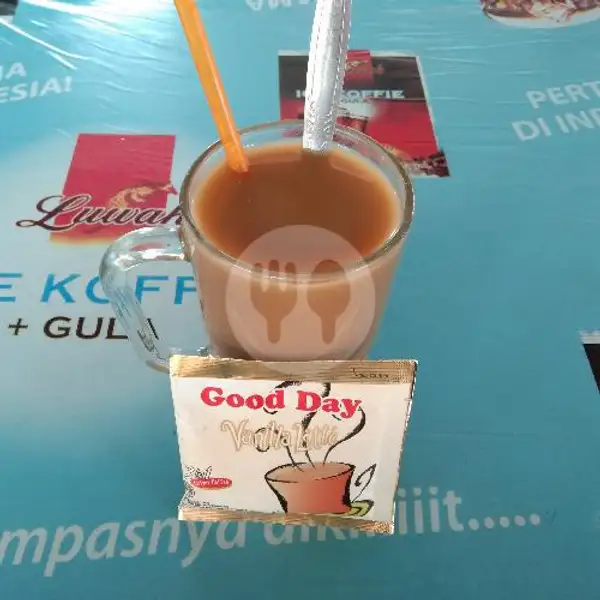 Good Day Vanilla Latte Panas | Soto Lamongan, Nasi Rawon Dan Nasi Uduk Mbak Umah, Pleret