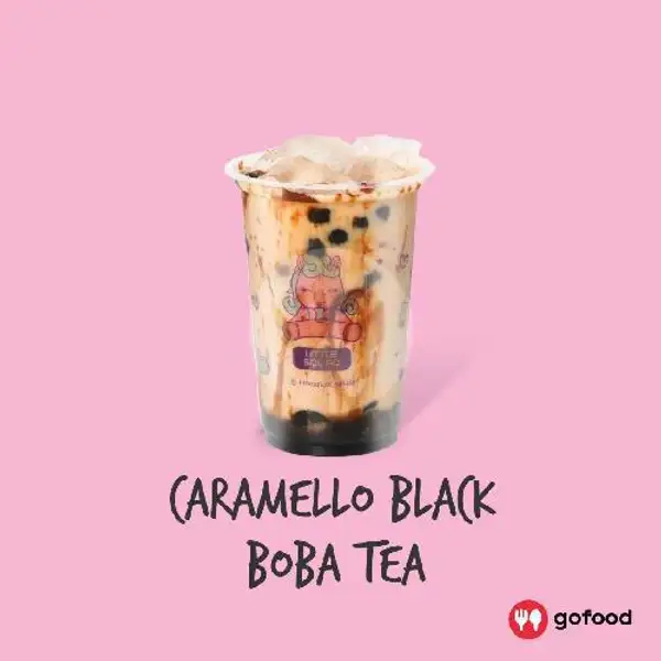 Caramello Black Boba Tea | Little Squad Boba Drink, South Sempaja