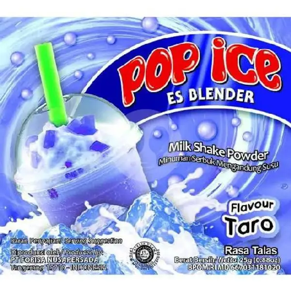 Pop Ice Taro | Rice Bowl Sie Nyonyor