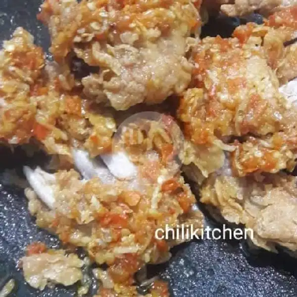 Ayam Geprek Sambel Bawang | Chili Kitchen Spesialis Ayam Geprek, Sa'i