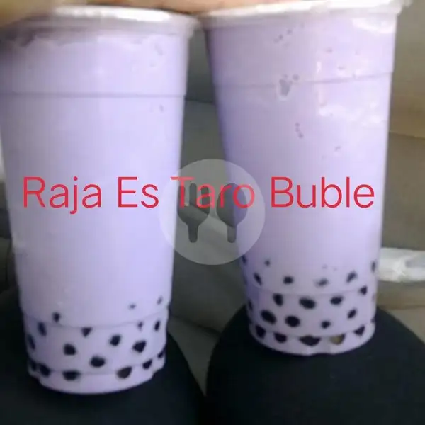 Es Thai Taro with Buble | Raja Ayam Geprek Halilintarrr