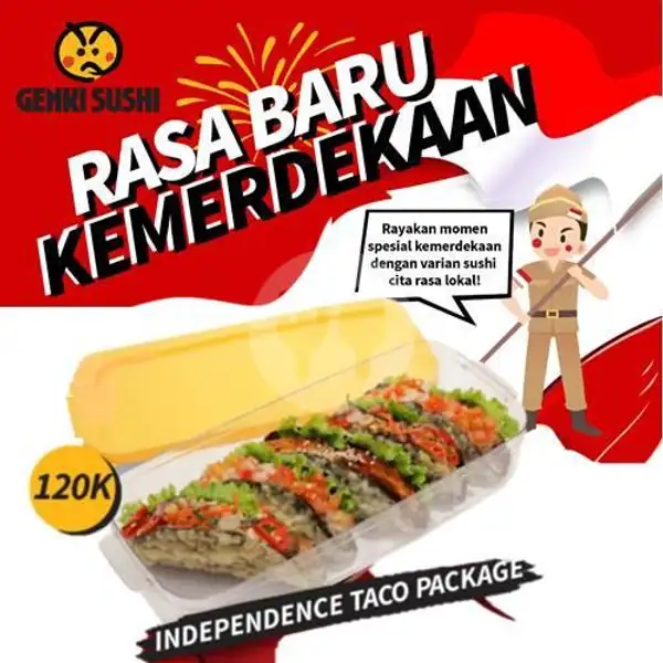 Independence Taco Package | Genki Sushi, Paragon Mall Semarang