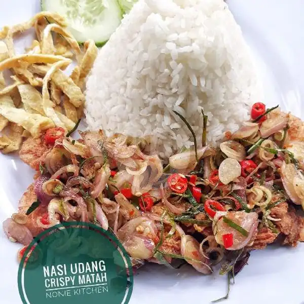 Udang Crispy Sambal Matah Pake Nasi | Ayam Paru Cumi Mercon Nonie Kitchen, Aceh
