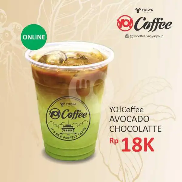 Yo! Coffee Avocado Chocolate | Yomart MM Isola - Yo Coffee