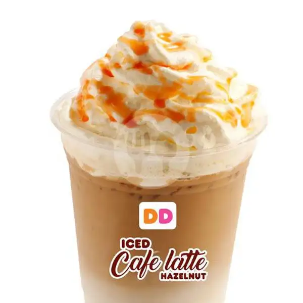 Cafe Latte Hazelnut (Ukuran L) | Dunkin' Donuts, Kedaton Lampung