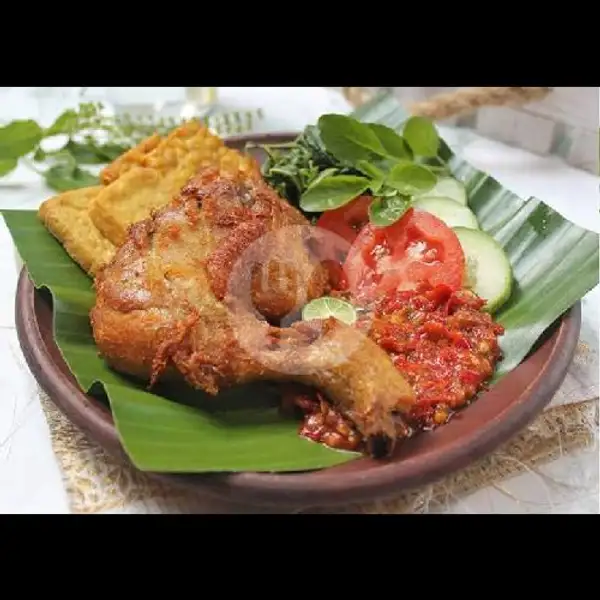 Pecel Ayam+nasi+tempe | Geprek Nina