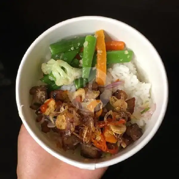Ricebowl Babi Goreng Sambal Embe | Pork Ribs Larzo Renon