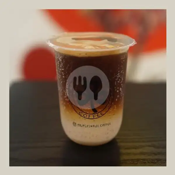 Ice Milk Coffee Soda | Triple Three Coffee, Denpasar