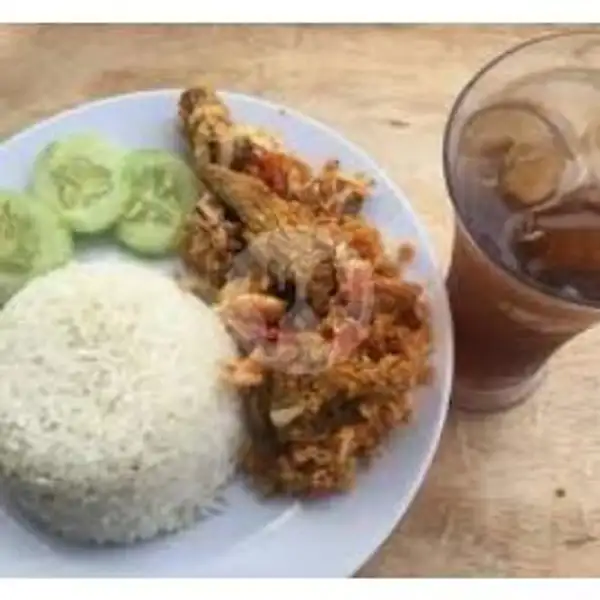Paket Ayam Penyet+nasi+ Es Teh Manis | Keday Nesa, Panawuan