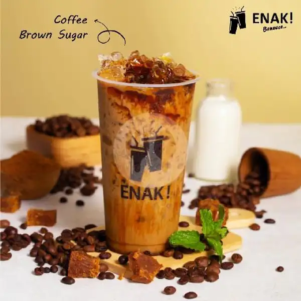 Brown Sugar Coffee Milk | ENAK! Suyudono