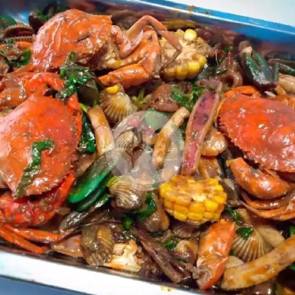 Paket Komplit 1 Uk XL | Seafood Mangandar, Katapang
