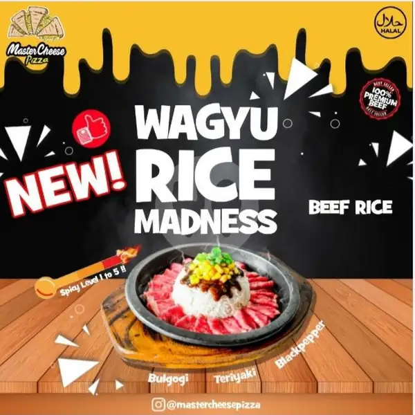 Beef Rice | MasterCheese Pizza, Depok