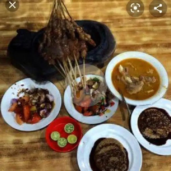 Nasi Sate   Kambing /ayam /sapi+ Aqua +kerupuk | Warung Nasi Rahayu Rasa