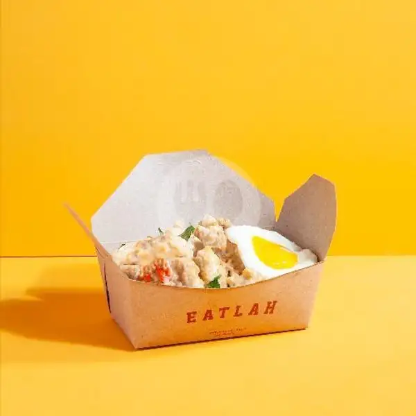 Salted Egg Chicken Rice (Jumbo Portion) | Eatlah Teggxas, Pasir Kaliki