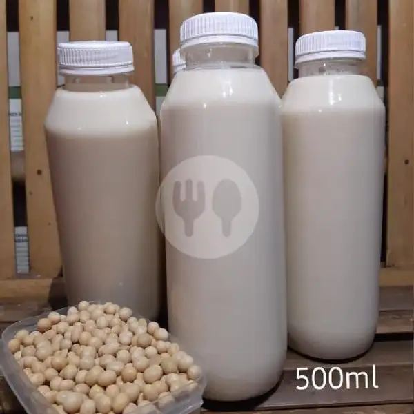 susu kacang botol 500ml (asli tanpa pengawet) | Kwecap & Bakmi Atet, Tambora