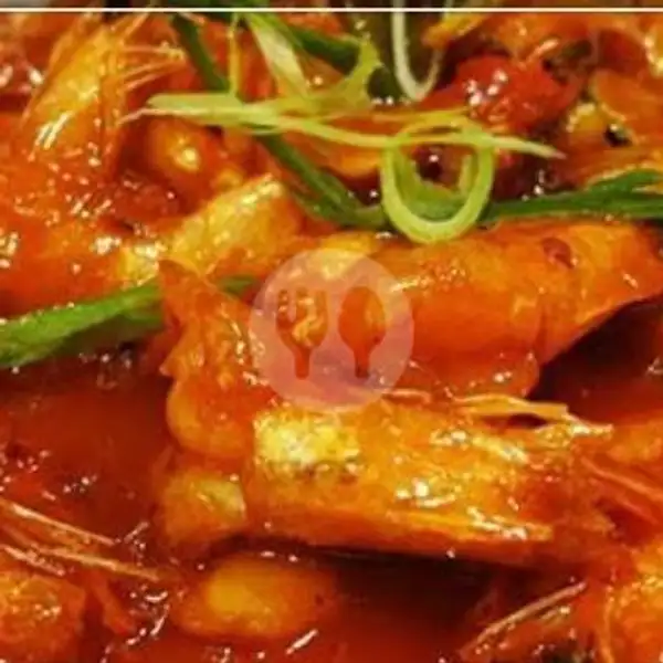 Udang Saus Tiram | Riana Jaya Sea Food 18 Ayam Kremes, Lingkar Utara