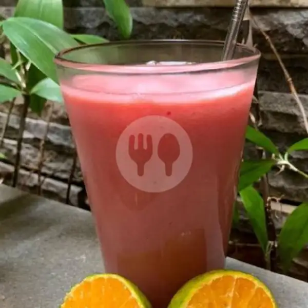 Juice Mix 2 Varian ( Jambu Merah + Orange ) | Juice Buah Ori