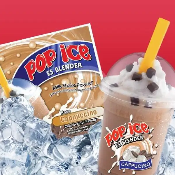 Pop Ice Cappucino | Sego Sambel Bluru Dan Es Air Mata Kucing & Teh Nusa, Perum. Bluru Permai