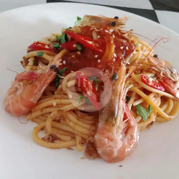 OR Spaghetti Spesial Udang | Seblak Seafood