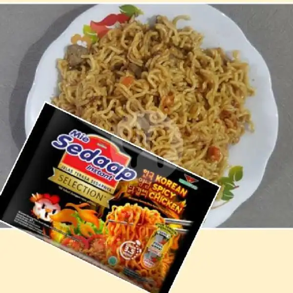Mie Sedaap Goreng Korean Spicy Chicken | DD Teh Poci, Denpasar