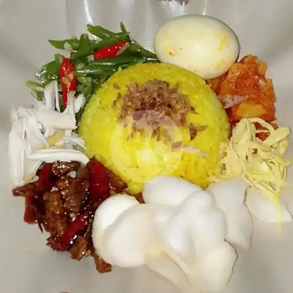 Nasi Kuning Telor | Lontong Sayur Ngangeni