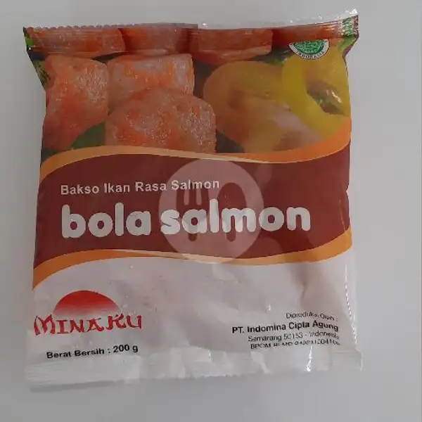 Minaku Bola Salmon 200gr | Bumba Frozen Food