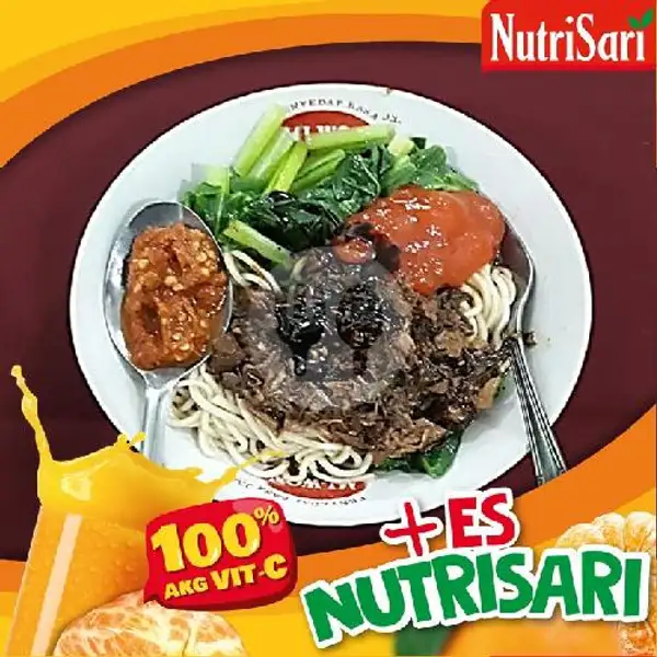 Paket Hemat Mie Ayam+ Es Nutrisari | Nasi Tempong Lina, Denpasar