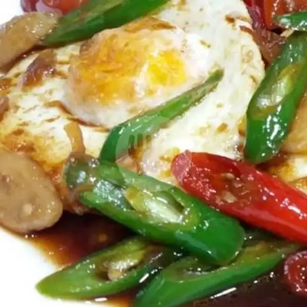 Egg Ceplok Cabai Hijau | Gurame & Ayam Bakar Khalif, Ciputat Timur