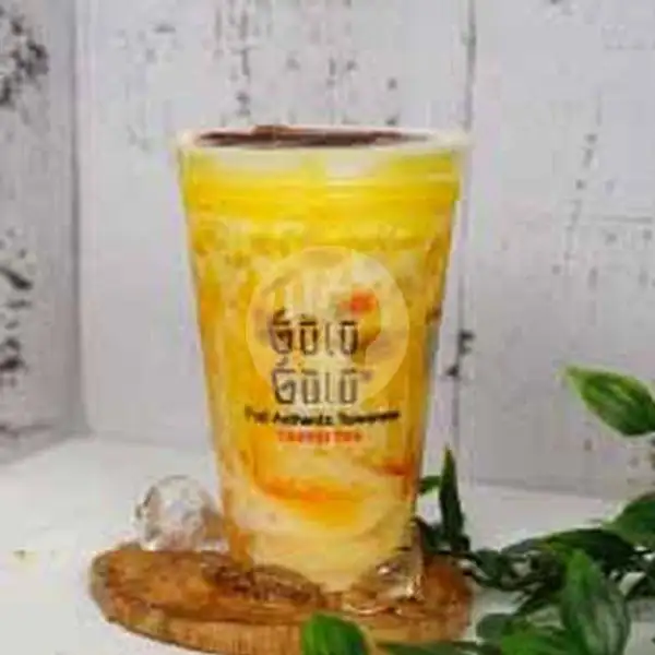Fruity Milk Tea Mango | Gulu-Gulu - Boba Drink & Cheese Tea, Level 21 Mall Bali
