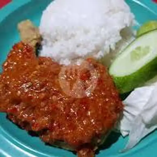 Ayam Pencok Special + Nasi Pedas Mantul Sambalnya Mentah ternikmat | Pondok Ayam Bakar tik Tik Duri Kepa, Green Ville