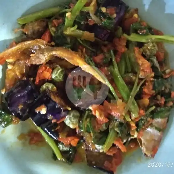 Ikan Asin+ Kangkung Terong Cabe Merah Tanpa Nasi | Ayam Balado Nan Biaso, TPI