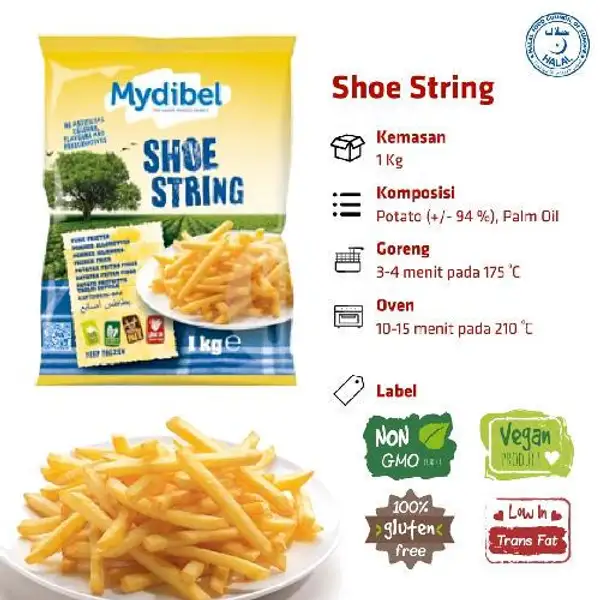 Mydibel Shoestring (french Fries) | Club Frosty, Karawaci