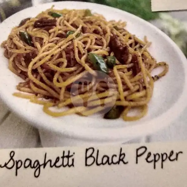 Spaghetti Black Pepper | Loving Hut, Pertokoan Sudirman