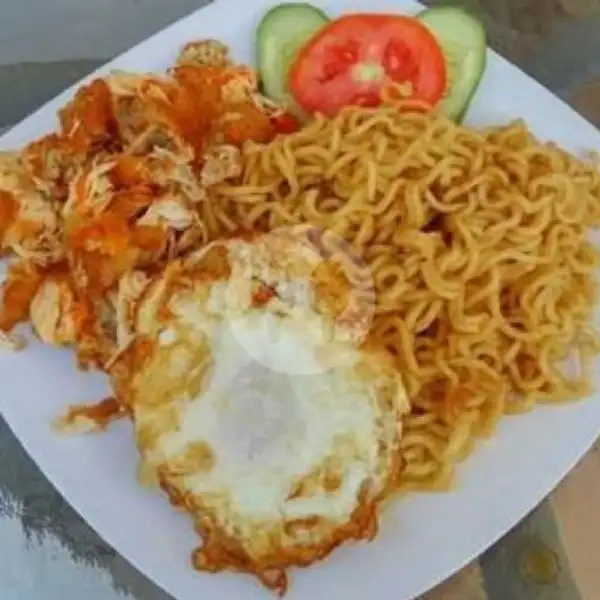 Indomie Goreng Ayam Geprek+Telor | Lalapan Cak Selamet