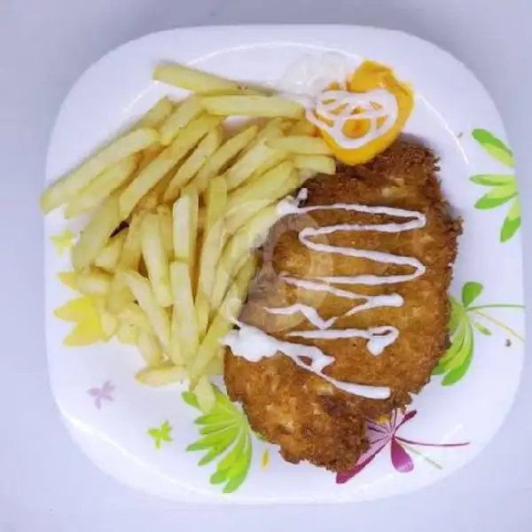 Kentang Goreng Chicken Katsu | Salky Bento