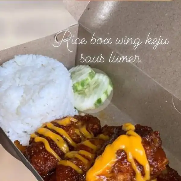 Rice Boxk Wings Keju Saus Lumer | Coffee Series Palembang, Jaya Indah