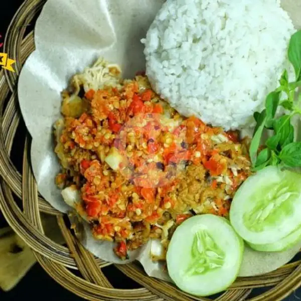 Ayam Geprak + Nasi | Seafood khas Medan, Batam