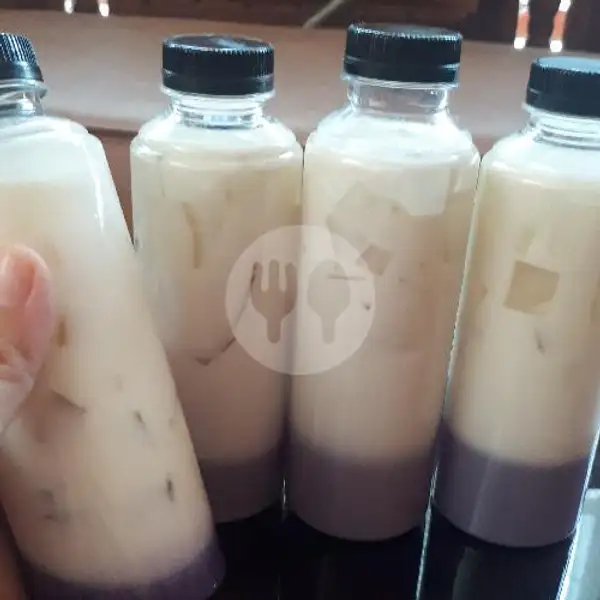 Taro Milk Jelly | Kurma Susu Mama Nadya