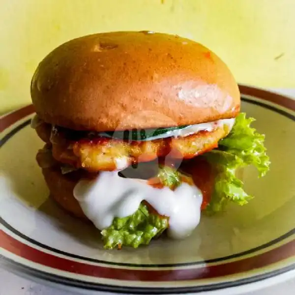 Chiken Burger Kecil | L Kitchen, Kutu Asem Rt 01 Rw 16, Sinduadi, Mlati, Sleman