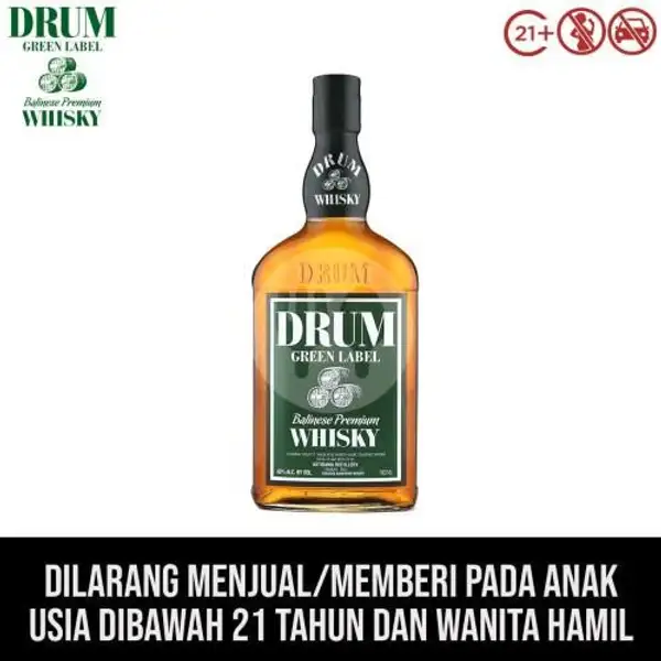 Whisky Drum - Green Label 700 Ml | KELLER K Beer & Soju Anggur Bir, Cicendo