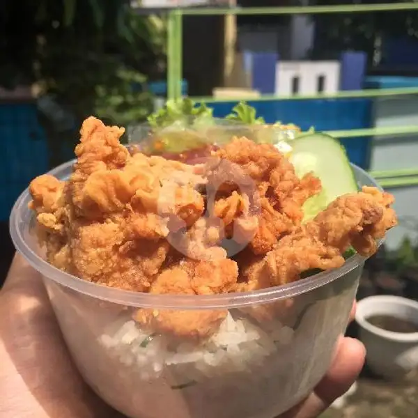Rice Box Ayam Tepung Crispy | Twins Cup Bdl