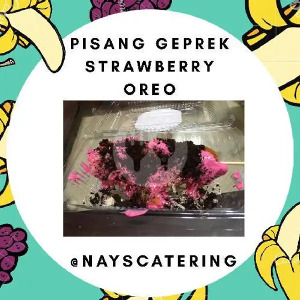 Pisang Geprek Strawberry Oreo | Nay's Catering, Pondok Aren