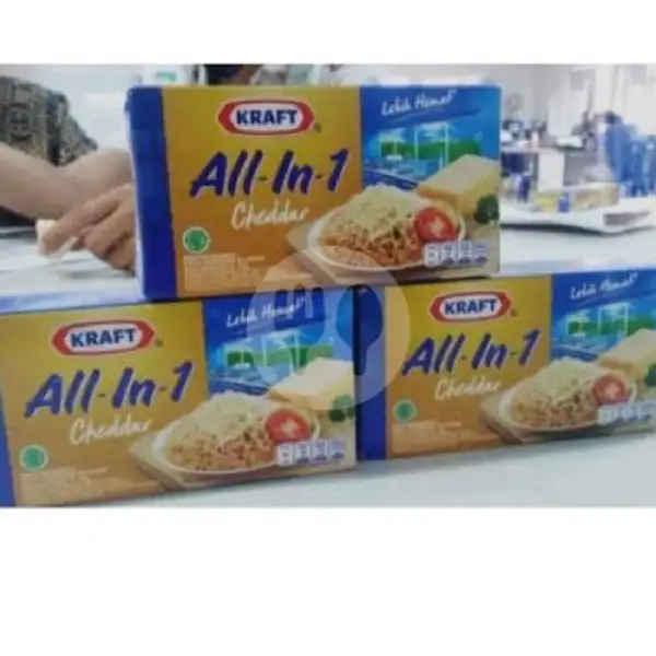 Kraft Cheddar All In One 165 Gr | Berkah Frozen Food, Pasir Impun