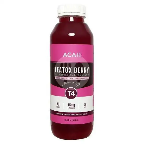 T4 Teatox Berry 500ml | Acaii Tea Co, Yummykitchen Menteng