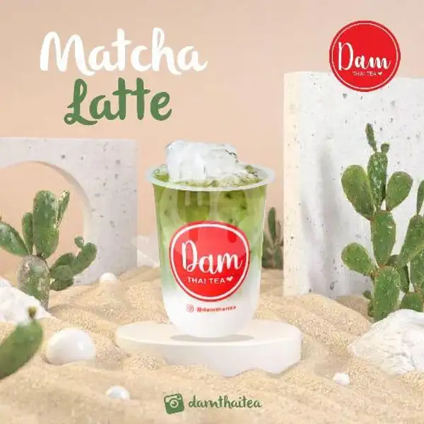 Matcha Latte REGULER | Dam Thai Tea, Nusa Kambangan