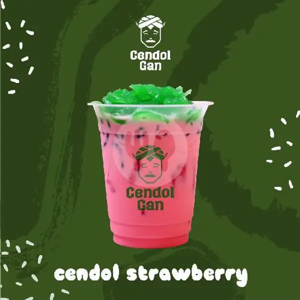 Cendol Gan Rasa Strawberry | Cendol Gan