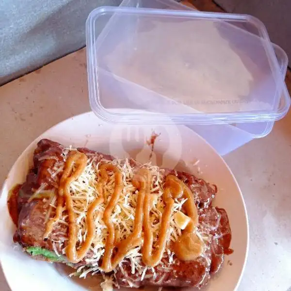 Box Thinwall + Brown Kacang Keju | Kue Pancong Bulak, Duren Sawit