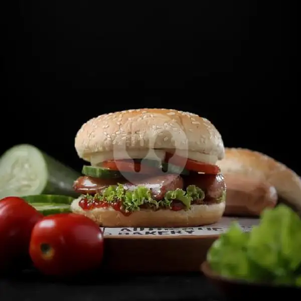 Burger Sosis Premium | Kebab Yasmin, Kampung Melayu