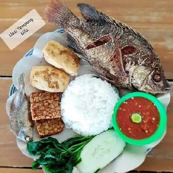 Nasi Tempon Ikan Nila | Nasi Ayam Betutu Bu Agus, Denpasar